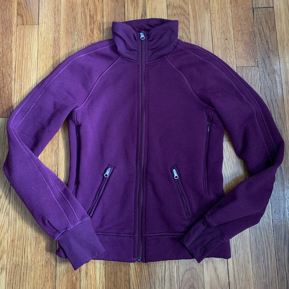 lululemon athletica Tops - Lululemon full zip jacket in purple size S